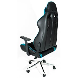 Herkese Mobilya Zal - Monza Turkuaz Pro Gamer Üst Seviye Oyuncu Koltuğu Gaming Chair Yarış Koltuğu Oyun Koltuğu Komple Yatar