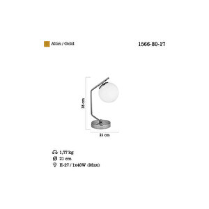Petos Tekli̇ Altin M.lambasi 1xe27 Altın
