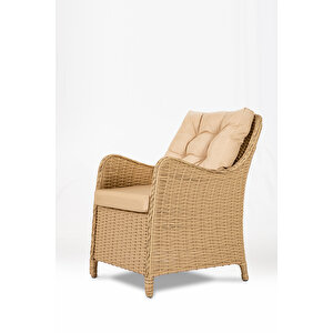 Ayvalık 6 Kişilik Rattan Yemek Takımı