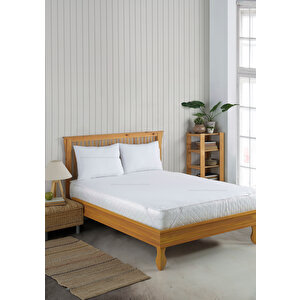 %100 Pamuk Havlu Lastikli Su Sıvı Geçirmez Yatak Koruyucu Alez 150x200 cm