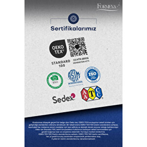 Formeya Tek Kişilik Lüx Gri Welsoft Yorgan Çift Taraflı 155x215