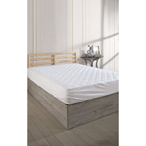 Kapitone Fitted Yatak Koruyucu Alez Çarşaf %100 Pamuk 80x180 cm