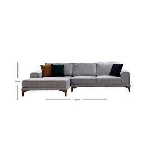 Kelly Leon Modern Köşe Koltuk Takımı (köşe+üçlü Koltuk+berjer)