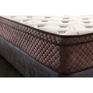 Heyner 90x190 Organic Cotton Yaylı Yatak Lüx Ortopedik Pedli Yatak 90*190 Cm