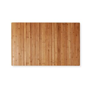 Bambu Kaymaz Tabanlı Paspas,natural