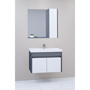 Verona 80 Cm Banyo Dolabı - Boy Dolap Hariç