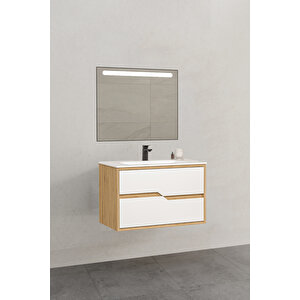 Havana 80 Cm Banyo Dolabı Beyzade Beyaz - Boy Dolap Hariç