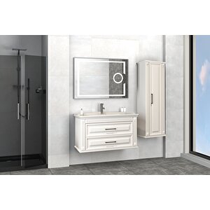 Moskova 100 Cm Banyo Dolabı Beyaz - Boy Dolap Hariç
