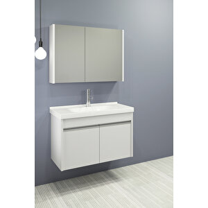 Begonya 80 Cm Banyo Dolabı - Boy Dolap Hariç