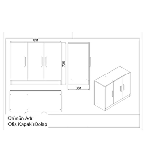 Robin Home Verona Abcde Ofis Büro Masa Takımı Makam Takımı Beyaz