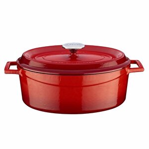 Lava Chef 8 Parça Döküm Kırmızı Pi̇şi̇rme Seti̇