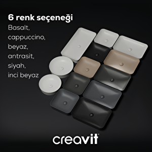 Ultra Kare Deliksiz Çanak Lavabo 40 Cm  UL040-00CB00E-0000