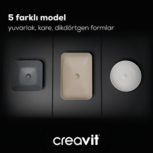 Ultra Dikdörtgen Çanak Tipi Lavabo 60 Cm