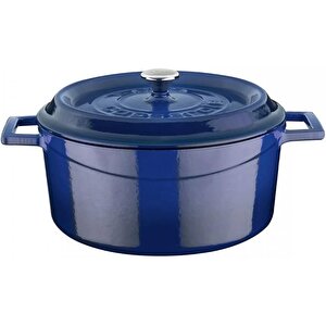 Trendy Tencere Seti 2'li Mavi - 24 Cm Derin - 28 Cm Yayvan