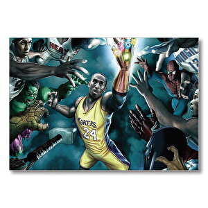 Havalı Nba  Mdf Ahşap Tablo 35x50 cm