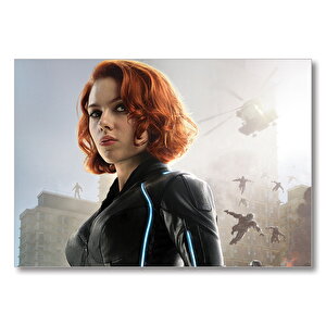 Avengers Age Of Ultron Scarlett Johansson Görseli  Mdf Ahşap Tablo 25x35 cm