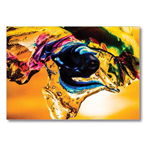 Soyut Renkli Fotoğrafçılık  Mdf Ahşap Tablo 35x50 cm