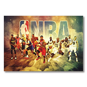 Nba Mücadele  Mdf Ahşap Tablo 50x70 cm