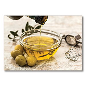 Zeytin Zeytin Yağı  Mdf Ahşap Tablo 50x70 cm
