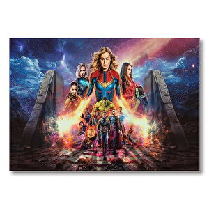 Avengers Endgame Full Kadro Görseli  Mdf Ahşap Tablo 50x70 cm