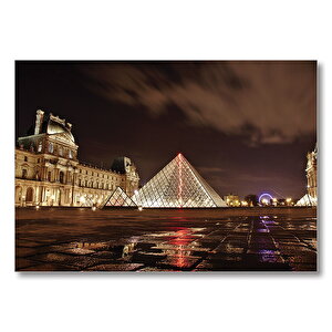 Louvre Müzesi  Mdf Ahşap Tablo 50x70 cm