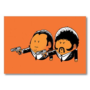Pulp Fiction  Mdf Ahşap Tablo 25x35 cm