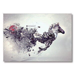 Zebra  Mdf Ahşap Tablo 25x35 cm