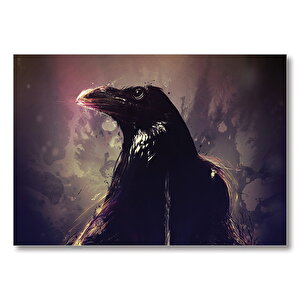 Karga Bakışı  Mdf Ahşap Tablo 50x70 cm