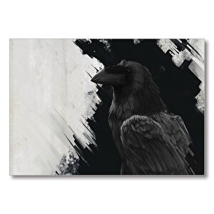 Kuzgun  Mdf Ahşap Tablo 50x70 cm
