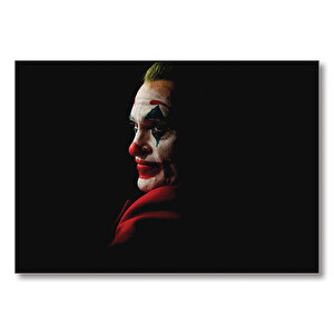 Joker Siyah Zeminde  Mdf Ahşap Tablo 50x70 cm