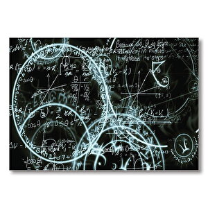 Matematik İşlemleri  Mdf Ahşap Tablo 50x70 cm