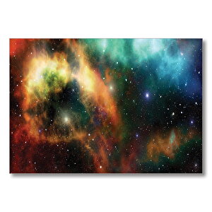 Gökyüzü Renkleri  Mdf Ahşap Tablo 50x70 cm