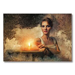Yaşam Koçu Kadın  Mdf Ahşap Tablo 50x70 cm