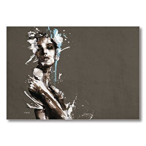 Girl Face Surrealism  Mdf Ahşap Tablo 50x70 cm