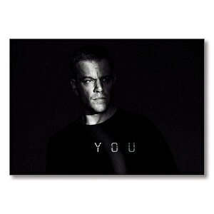Jason Bourne  Mdf Ahşap Tablo 50x70 cm