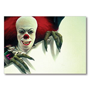 Palyaçolar Stephen King  Mdf Ahşap Tablo 35x50 cm