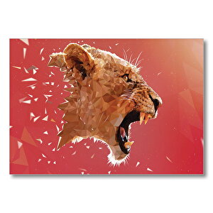 Kaplan Illüstratör  Mdf Ahşap Tablo 50x70 cm
