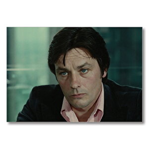 Alain Delon Renkli Görseller  Mdf Ahşap Tablo 50x70 cm