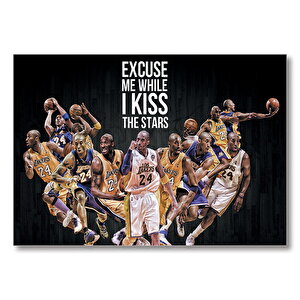 Kobe Bryant Özgürlük  Mdf Ahşap Tablo 35x50 cm