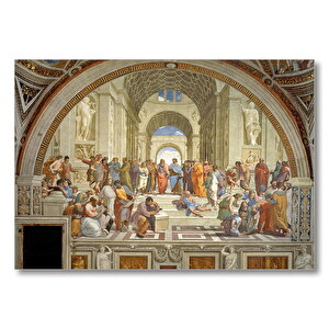 Atina Okulu  Mdf Ahşap Tablo 35x50 cm