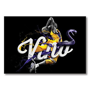 Kobe Bryant Ving  Mdf Ahşap Tablo 25x35 cm