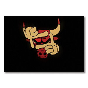 Chicago Bulls  Mdf Ahşap Tablo 25x35 cm