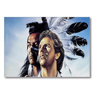 Dances With The Wolves  Mdf Ahşap Tablo 50x70 cm