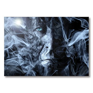 Adam Duman Sis  Mdf Ahşap Tablo 50x70 cm