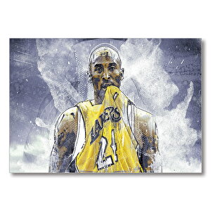 Kobe Bryant Maç Bitti  Mdf Ahşap Tablo 25x35 cm