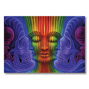 Binbir Yüz  Mdf Ahşap Tablo 25x35 cm