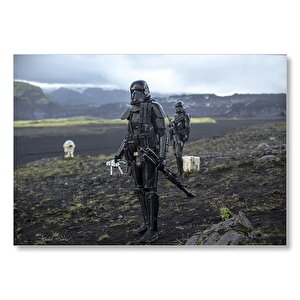 Starwars Deathtrooper Mdf Ahşap Tablo 50x70 cm