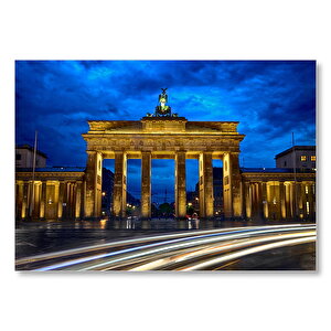 Berlin Brandenburg Kapısı Mdf Ahşap Tablo