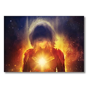 Kaptan Marvel Mdf Ahşap Tablo 50x70 cm