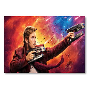 Galaksinin Koruyucuları Chris Pratt Mdf Ahşap Tablo 35x50 cm